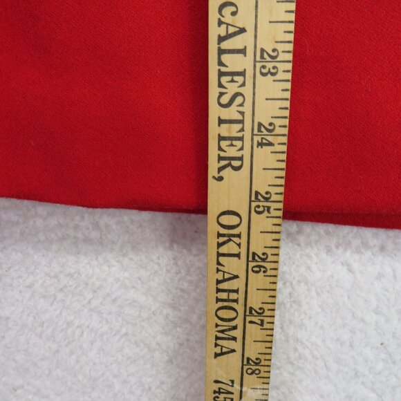 Vintage Pendleton Skirt Womens Size 14 Red Pencil Knee Length Kick Pleat - Picture 9 of 10